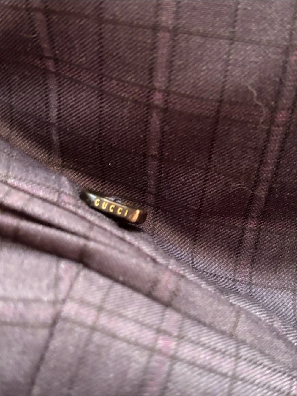 Gucci Men's Gray-Blue Plaid Two-Piece Suit make an offer